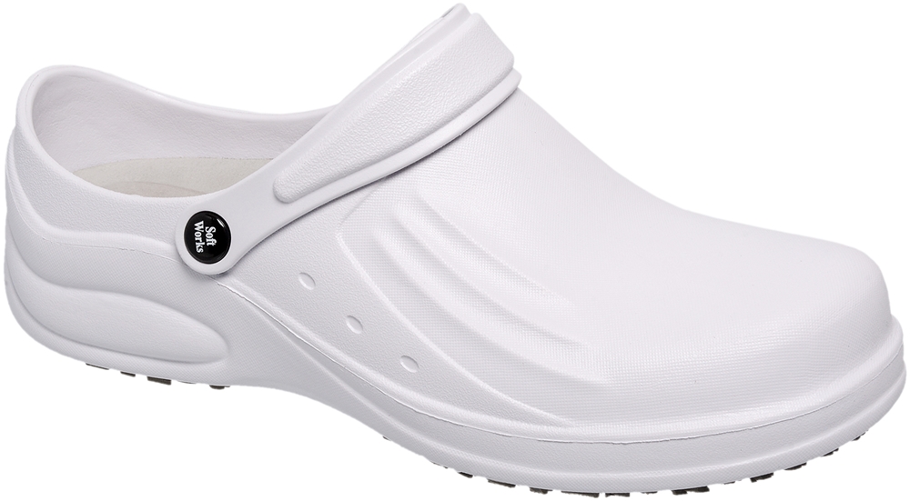 Sapato Tipo Tamanco Eva Antiderrapante BB-61 Branco Nº38 - Soft Works
