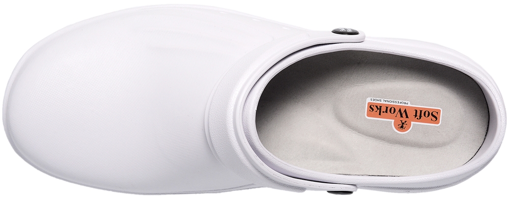 Sapato Tipo Tamanco Eva Antiderrapante BB-61 Branco Nº38 - Soft Works - Imagem 6